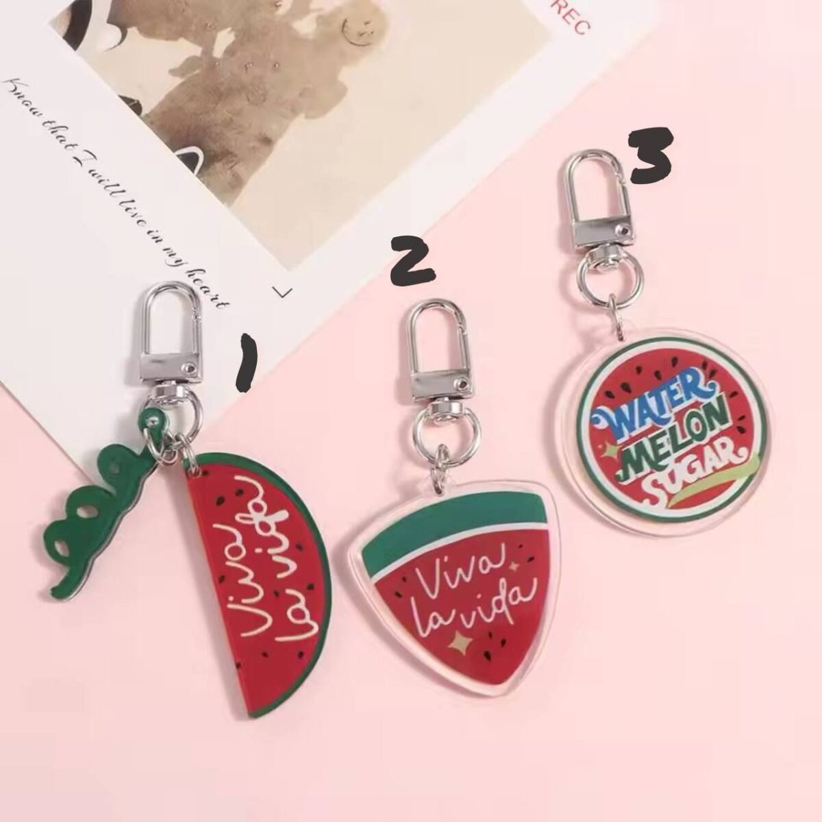 ميداليات البطيخ المتلألأ🍉✨